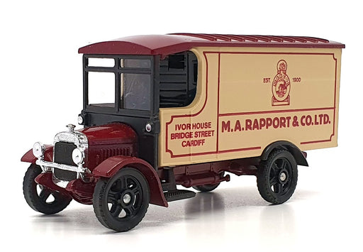 Corgi 13cm Long Diecast C853 - Thornycroft Van Rapport & Co - Beige/Maroon