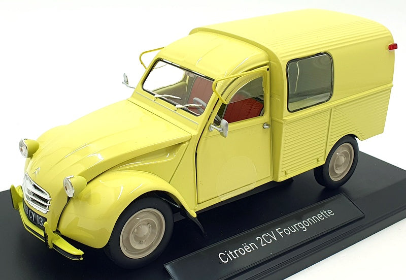 Norev 1/18 Scale Diecast 181488 - Citroen 2CV Fourgonnette AK350 1966 - Yellow