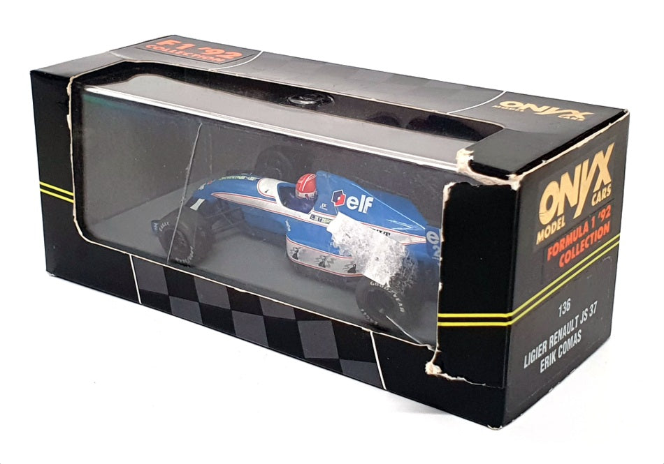 Onyx 1/43 Scale Diecast 136 - F1 Ligier Renault JS 37 Erik Comas