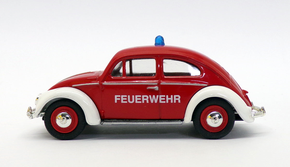 Vanguards 1/43 Scale VA12003 - VW Beetle - Feuerwehr German Fire Brigade