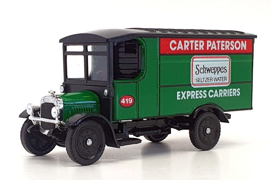 Corgi 13cm Long Diecast C842 - Thornycroft Van Carter Paterson - Green