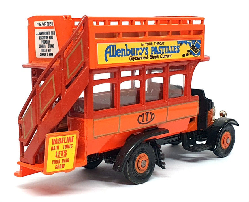 Corgi 1/50 Scale 975 - Thornycroft Bus Allenburys Pastilles - Orange