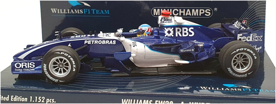 MINICHAMPS 1/43scale Williams F1 Team FW28 (No.9/2006) M.Webber