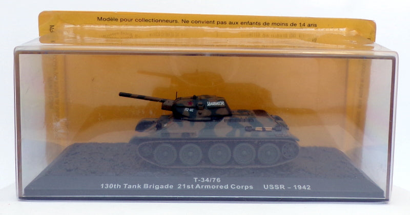 Altaya 1/72 Scale A1520 - T34/76 Soviet Tank - USSR 1942