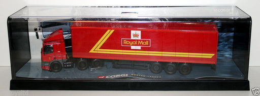 CORGI 1/50 - 75502 LEYLAND DAF BOX TRAILER ROYAL MAIL + PERSPEX CASE