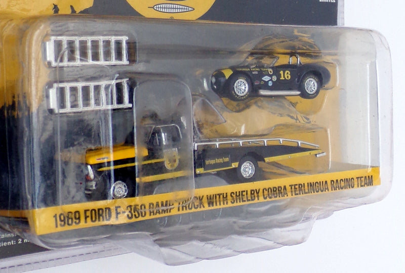 Greenlight 1/64 Scale 33110-A - 1969 Ford F-350 & Shelby Cobra Terlingua Racing