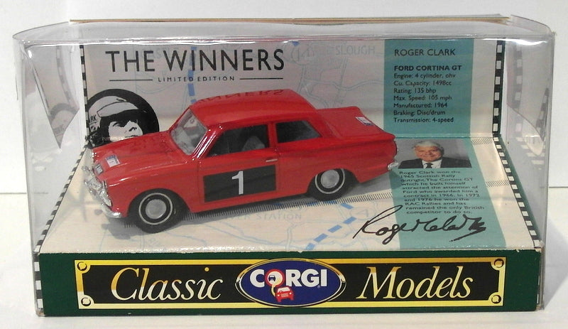 Corgi 1/43 Scale Diecast 96763 - Ford Cortina #1 - Red