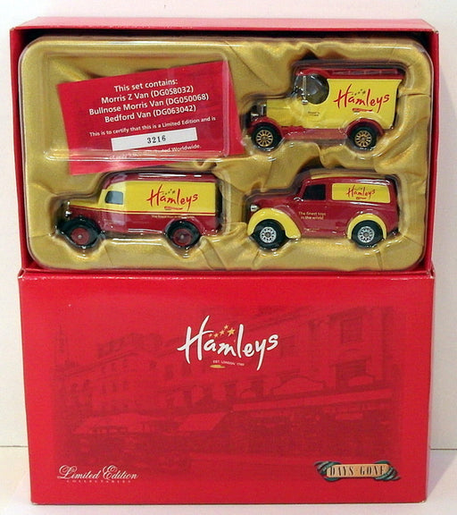 Corgi Appx 1/43 Scale HM1003 - Morris Z Bullnose & Bedford Vans - Hamleys