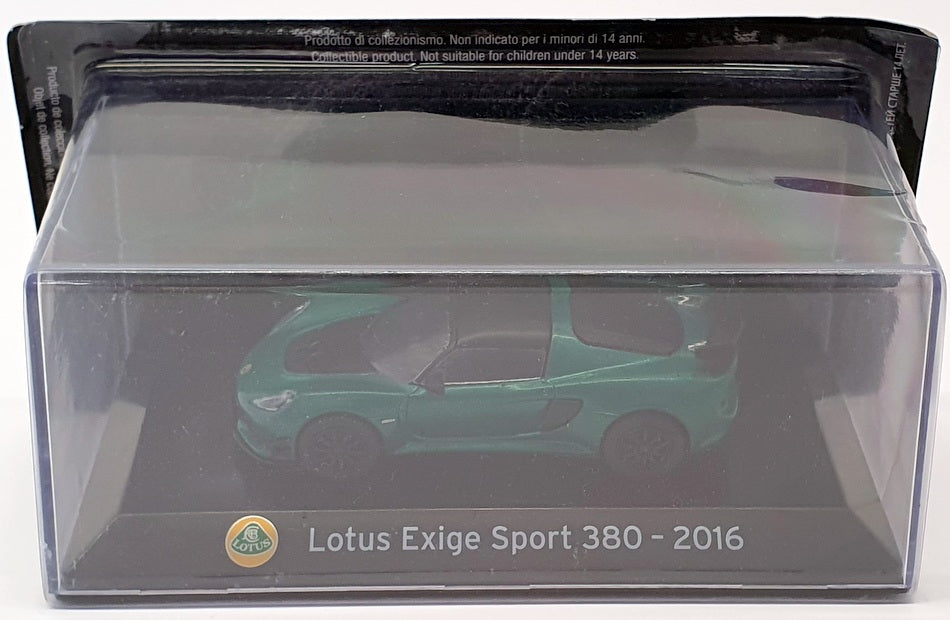 Altaya 1/43 Scale AL26521 - 2016 Lotus Exige Sport 380 - Green