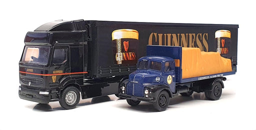 Corgi 1/64 Scale 59563 - Renault Curtainside & Leyland Comet With Load Guinness