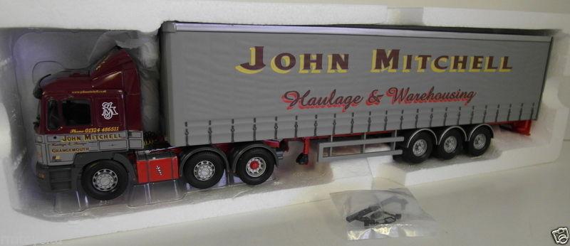 CORGI 1/50 - CC12001 MAN CURTAINSIDE - JOHN MITCHELL TRANSPORT