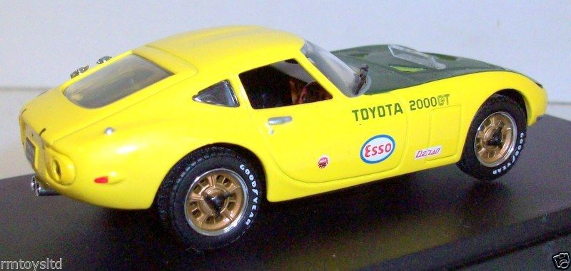 KYOSHO 1/43 - 03032Y TOYOTA 2000GT TIME TRIAL CAR YELLOW