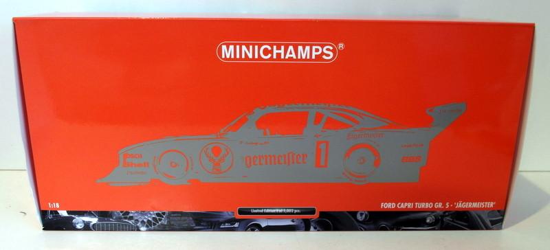 Minichamps 1/18 Scale diecast - 100 828501 Ford Capri Turbo Gr.5 Jagermeister