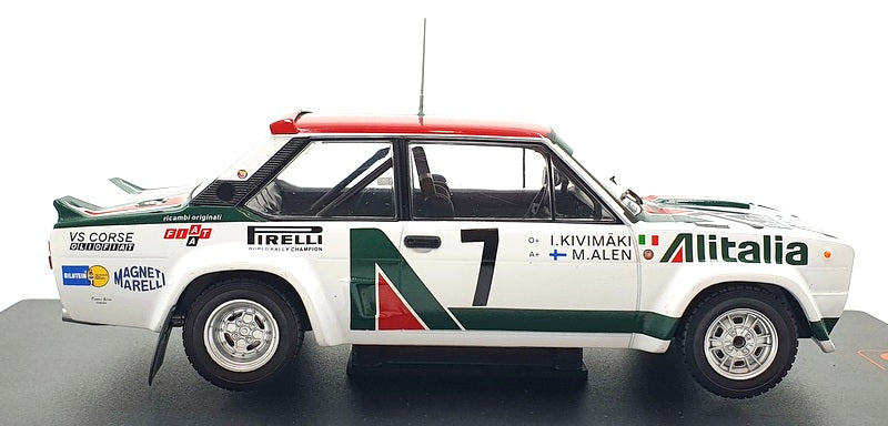 Ixo 1/24 Scale 24RAL003B - Fiat 131 Abarth #7 Rally Acropolis 1978 M.Alen