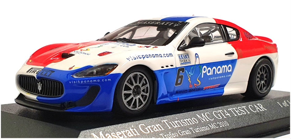 Minichamps 1/43 Scale 400 101206 - Maserati Gran Turismo MC GT4 Test Car 2010