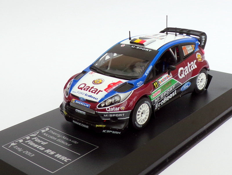 Ixo Diecast Club 1/43 Scale EA3CD - Ford Fiesta RS WRC - Italy Rally 2013