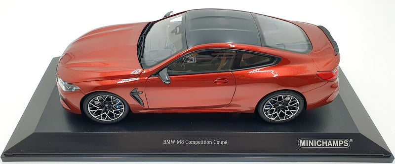 Minichamps 1/18 Scale Diecast 110 029020 - BMW M8 Coupe 2020 - Met Red