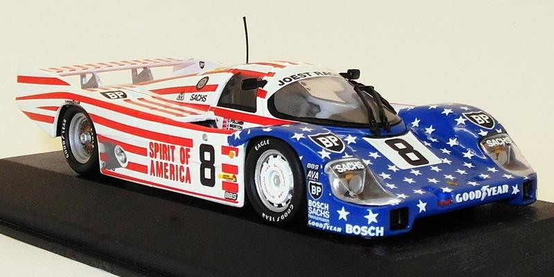 Minichamps 1/43 Scale Model Car 430 866508 - Porsche 956L 1986 Stars & Stripes