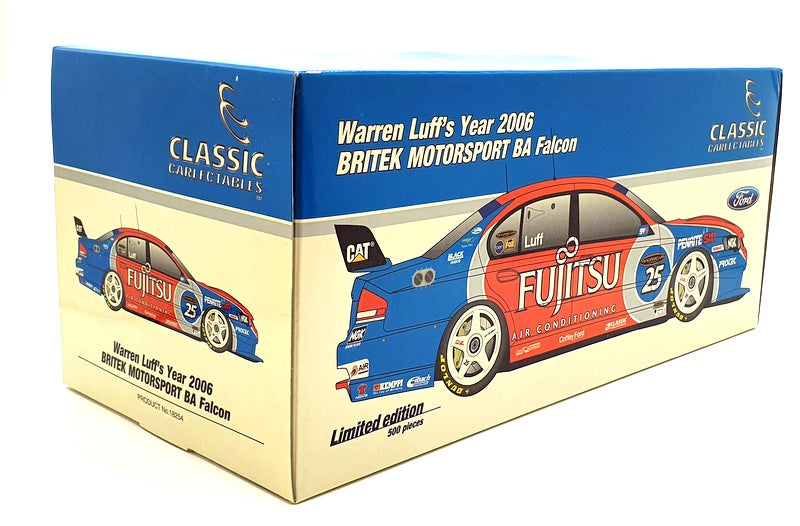 Classic Carlectables 1/18 Scale 18254 - 2006 W.Luffs Britek Motorsport BA Falcon