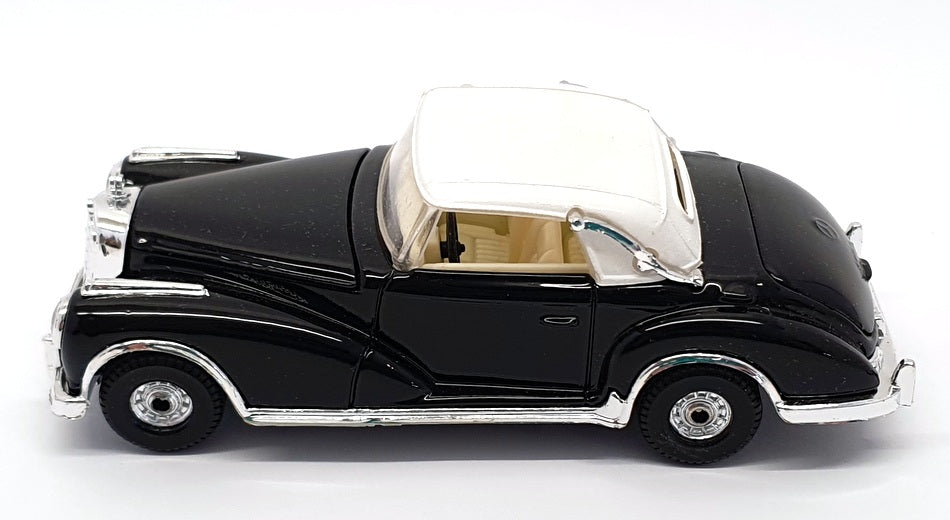 Corgi Appx 13cm Long Diecast 805 - 1956 Mercedes Benz 300S - Black/White