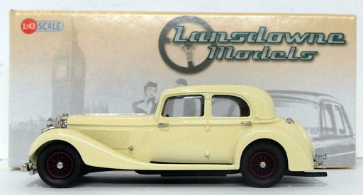 Lansdowne Models 1/43 Scale LDM61A - 1937 Jensen 3.5 Litre S-Type - Cream