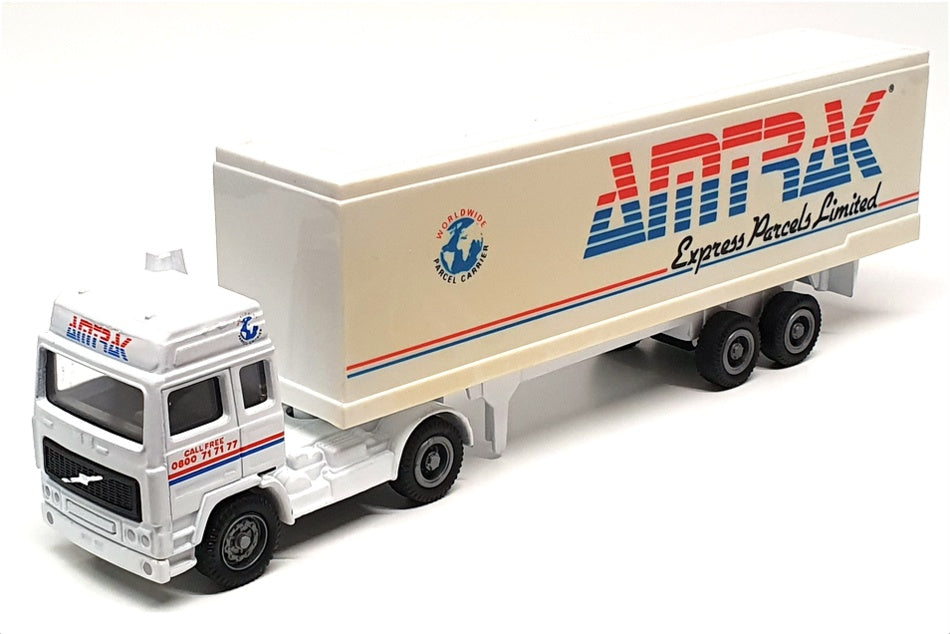 Corgi 1/64 Scale 98101 - Volvo Container Trailer Truck Amtrak - White