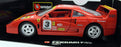 Burago 1/18 Scale diecast - 3032 Ferrari F40 Racing #3 1987 Red