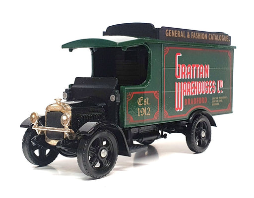 Corgi Appx 13cm Long C859/5 - Grattan 75th Birthday Thornycroft Van Green