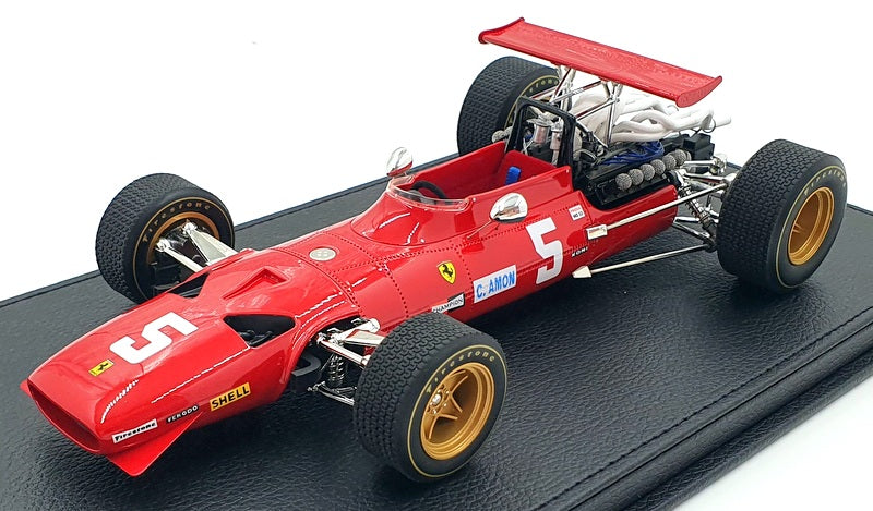 GP Replicas 1/18 Scale Resin GP112A - Ferrari 312 1968 #5 C.Amon