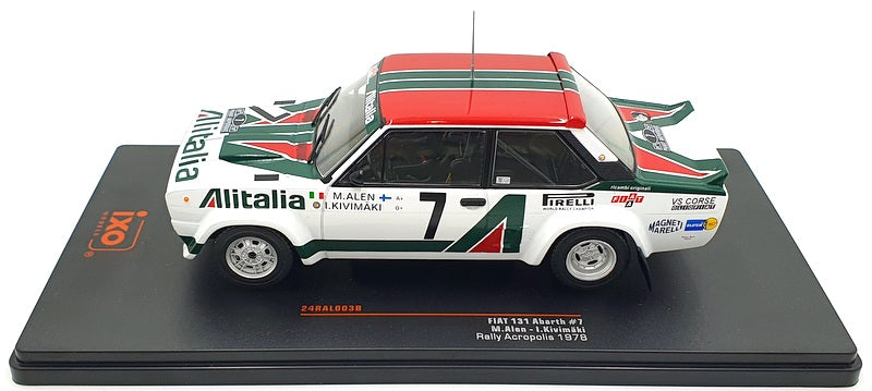 Ixo 1/24 Scale 24RAL003B - Fiat 131 Abarth #7 Rally Acropolis 1978 M.Alen