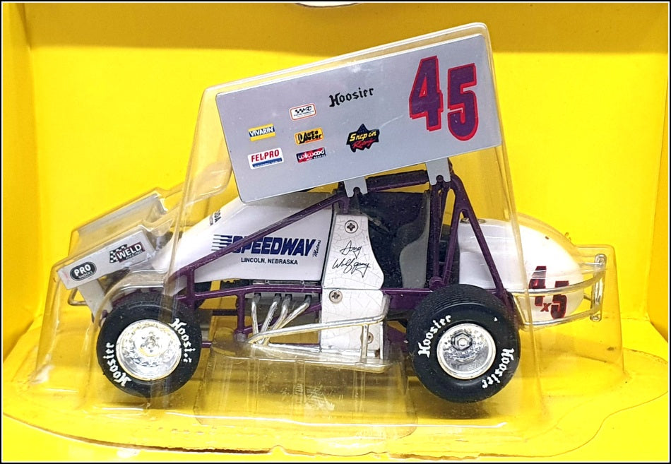 Racing Champions 1/24 Scale 09035 - Sprint Race Car No.45 Doug Wolfgang - White