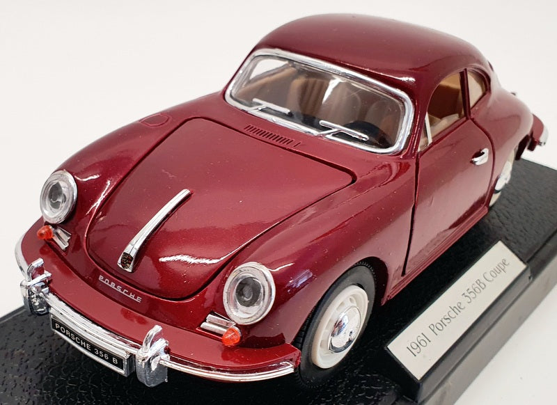 Superior Collectibles 1/24 Scale SS7721W - 1961 Porsche 356b Coupe - Red