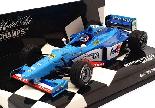 Minichamps 1/43 Scale 430 980096 - F1 Benetton 1998 Launch Version - A.Wurz