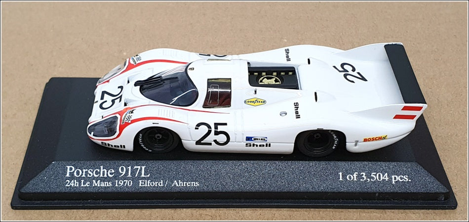 Minichamps 1/43 Scale 400 706125 - Porsche 917L 24H Le Mans 1970