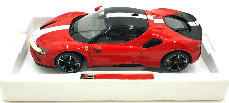 Burago 1/18 Scale Diecast 18-16911 - Ferrari SF90 Stradale - Red