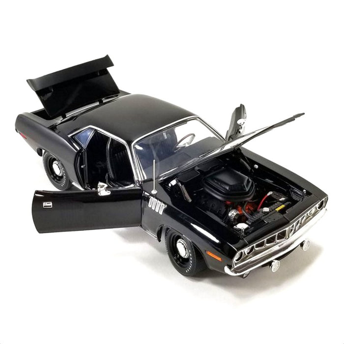 Acme 1/18 Scale A1806124 - 1971 Plymouth Hemi Cuda - Black