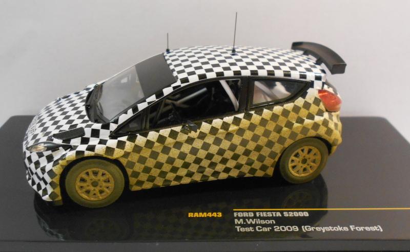 Ixo 1/43 Scale - RAM443 FORD FIESTA S2000 TEST CAR 2009 (GREYSTOKE FOREST)