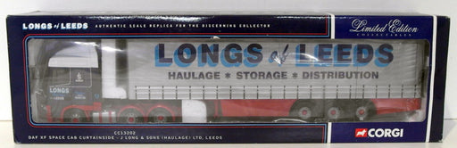 Corgi 1/50 Scale CC13202 Daf XF Spacecab Curtainside J.Long & Sons Haulage Leeds