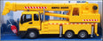 Burago Appx 19cm Long 18-32265 - Municipal Construction Truck With Crane Yellow