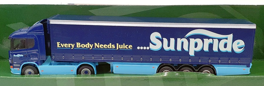 Corgi 1/64 Scale Diecast CC86603 - Scania Curtainside - Sunpride