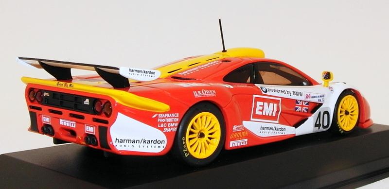 Minichamps 1/43 Scale 530 184340 - McLaren F1 GTR 4th Le Mans 1998 Team Davadoff