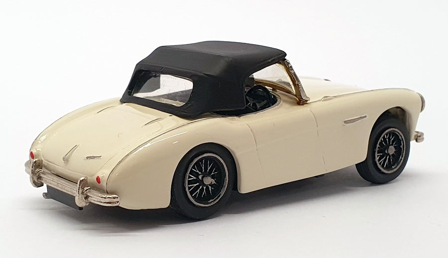 K&R Replicas 1/43 Scale Built Kit A. KR41 - Austin Healey 100 BN1 White/Black