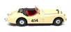 Corgi Appx 12cm Long Diecast 804 - 1952 Jaguar XK120 #414 Race Car - Cream