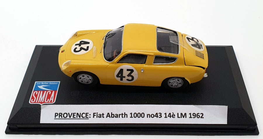 Provence Moulage 1/43 Scale Built Kit PM121 - Fiat Abarth 1000 - #43 AB LM 1962