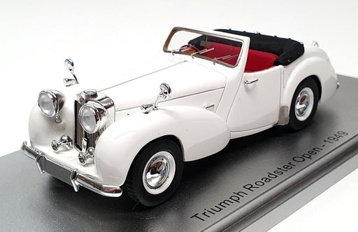 Kess 1/43 Scale Resin KE43057002 - 1949 Triumph Roadster Open - White