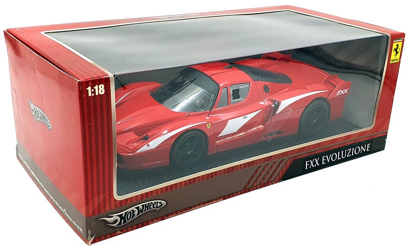 Hot Wheels 1/18 Scale Diecast T6245 - Ferrari FXX Evoluzione - Red