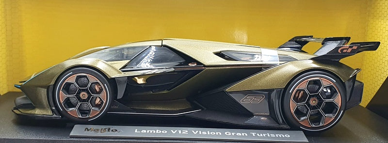 Maisto 1/18 Scale Diecast 36454 - Lambo V12 Vision Gran Turismo - Gold