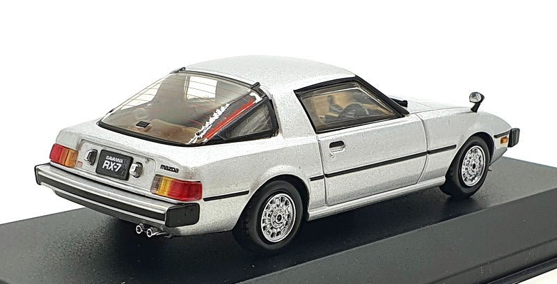 Kyosho 1/43 Scale Model Car 03282S - 1979 Mazda Savanna RX-7 SA22C - Silver