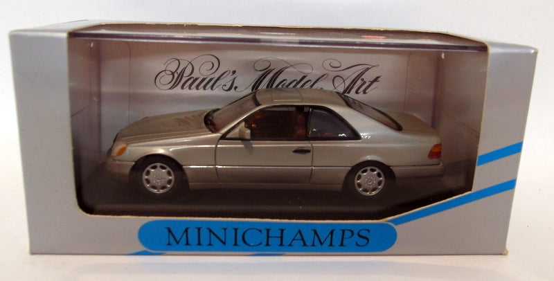 Minichamps 1/43 Scale diecast 32602 Mercedes Benz 600 SEC Rauchsilver