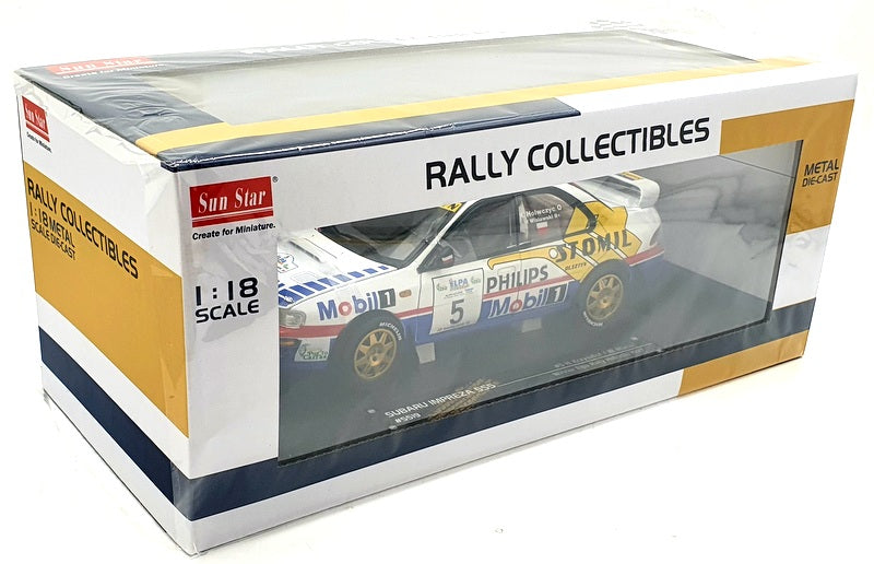 Sunstar 1/18 Scale Diecast 5519 Subaru Impreza 555 #5 H.Krysztof Elpa Rally 1997